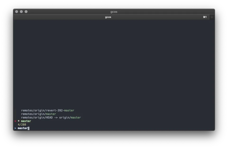 git checkout search screenshot